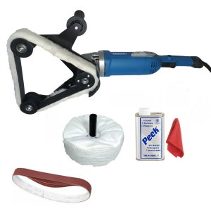Tube Pipe Polisher With Car Polisher Attachment