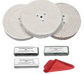 Stainless Steel Metal Polishing Wheels and Compounds 6 inch x 1"